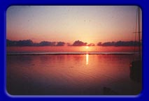 Sunrise over the Belize Barrier Reef. Where do you want to start you day?